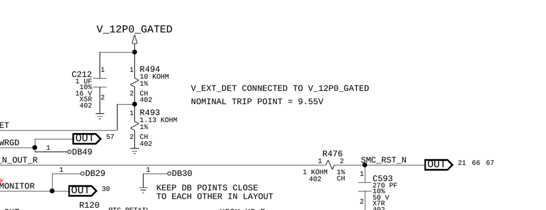Divisor V_EXT_DET
